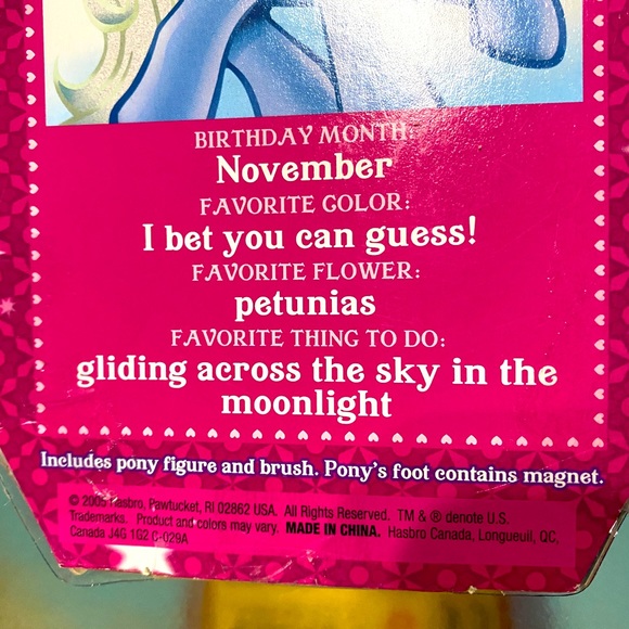 MY LITTLE PONY G3 NWT VTG 2005 CRYSTAL PRINCESS PEGASUS WINGED PONY SILVER GLOW - Picture 15 of 16